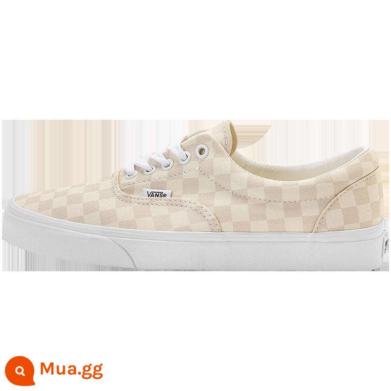 [Double 11] Vans Vans Official Era Sweet College Style Phong cách Nhật Bản Giảm tuổi Sea Salt Milk Cover Sneakers - bàn cờ nâu và trắng