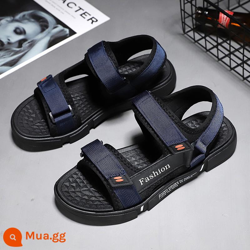 Sandals nam 2023 xu hướng thể thao chống trượt giày đi biển nam mới xì teen Việt Nam đế dày - [Mẫu bán chạy] xanh đen