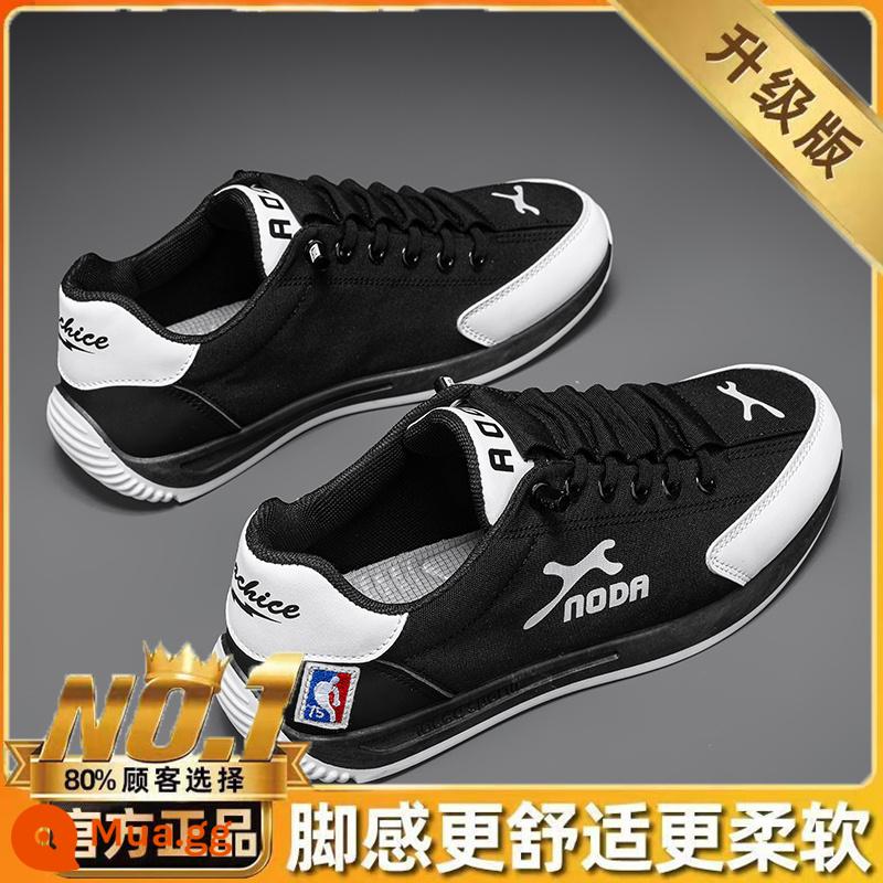 Giày nam thể thao xuân hè giày lười slip on canvas thoáng khí 2023 lưới mới màu đỏ thương hiệu hợp thời trang Giày thể thao Forrest Gump - [Phiên bản nâng cấp hình ảnh chính] màu đen