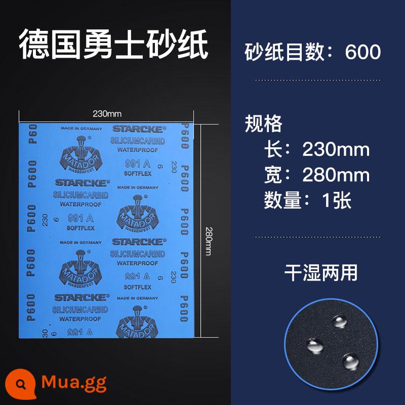 Giấy nhám của Chiến binh Đức 2000 lưới 3000 lưới, 1000 văn bản đánh bóng, giấy nhám nước đánh bóng, siêu mịn 5000 lưới - Yushi Obari thứ 600