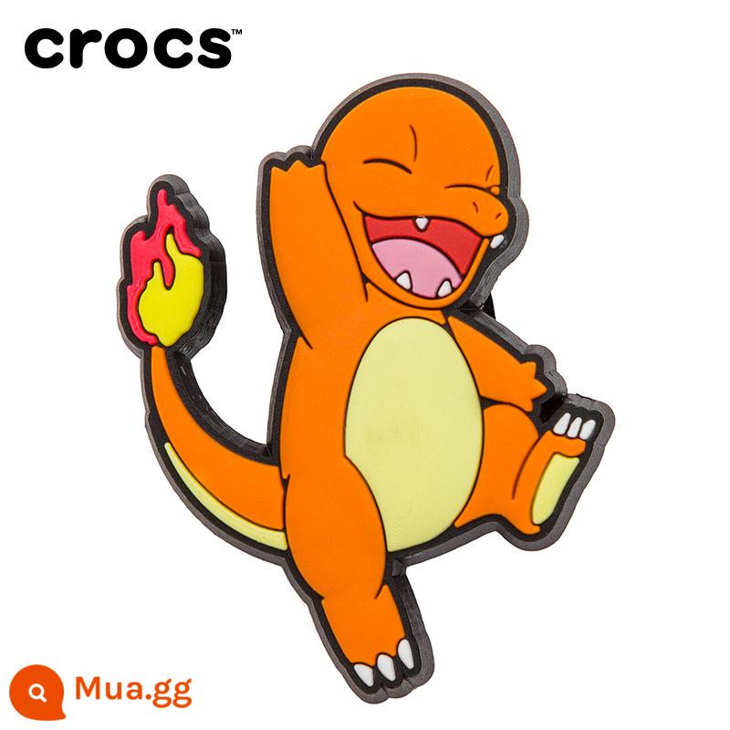 CrocsCRORS Zhibixing phụ kiện lỗ giày hoa Pokémon master bóng Pikachupipi - Pokémon Charmander