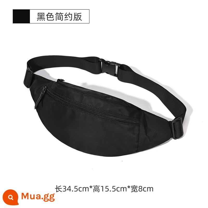 Yohji Kimura Túi Nam Satchel Ins Túi Đeo Vai Nam Hợp Thời Trang Mùa Hè Túi Đeo Ngực Triều Thương Hiệu Ba Lô Túi Bỏ Túi Nhỏ - phiên bản đơn giản màu đen