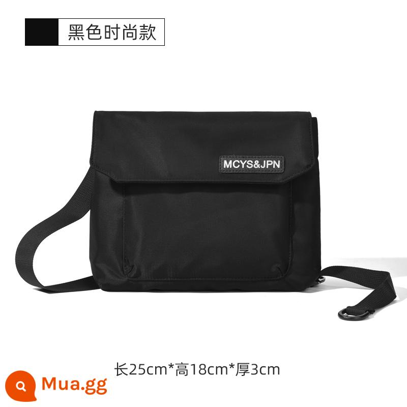 Yohji Kimura Túi Messenger Nam Túi Đeo Vai Hợp Thời Trang Nam Túi Satchel Mùa Hè Ba Lô Nhỏ Thương Hiệu Hợp Thời Trang Túi Nhỏ - Đen [phong cách thời trang]