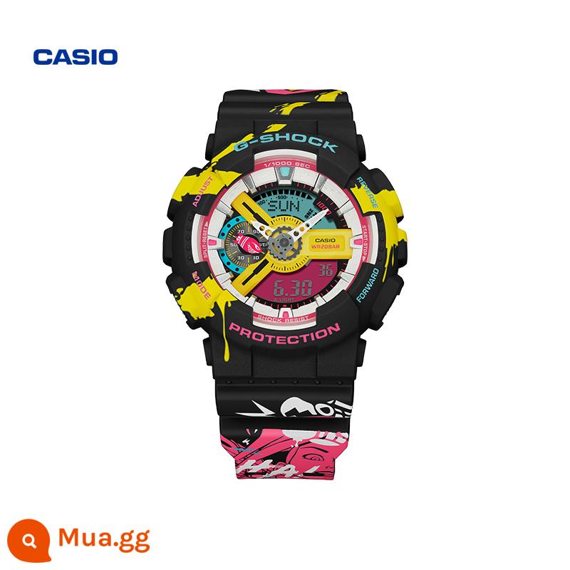 cửa hàng hàng đầu casio GA-110LL Liên minh huyền thoại Chủ đề Jinx LOL mẫu chung CASIOG-SHOCK - GA-110LL-1APR