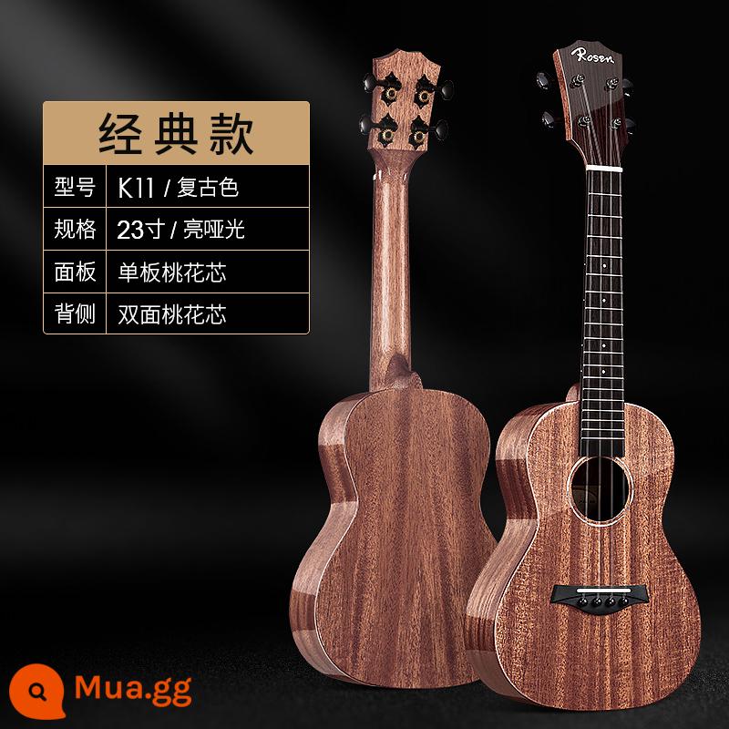 Lucerne veneer ukulele người mới bắt đầu trẻ em gái nam đàn guitar nhỏ nhập cảnh cấp trưởng thành 23 inch đàn ukulele - 23 inch-màu cổ điển〖Cổ điển〗