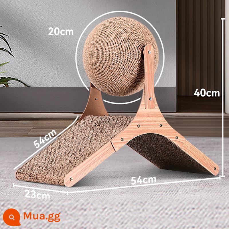 Sisal mèo cào bảng đồ chơi mèo chịu mài mòn và không đổ bảng vuốt mèo chống trầy xước mèo cào bóng dọc cực lớn đồ chơi cho mèo - Vòng đu quay thẳng lớn (Hạnh phúc nhân đôi 2 trong 1)