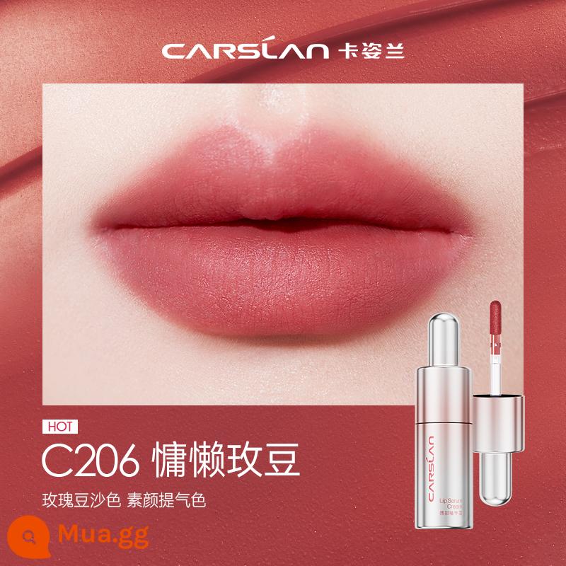 [Siyao Exclusive] Kazilan Coloured Lip Essence Son môi Lip Glaze Lip Care Water Light Nude Female Lip Gloss Son môi Sơn dầu - C206