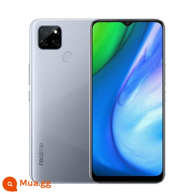 realme V3 5G sản phẩm mới ra mắt, pin lớn, màn hình lớn, hai SIM, chế độ chờ kép, điện thoại thông minh lõi tám - ánh trăng bạc