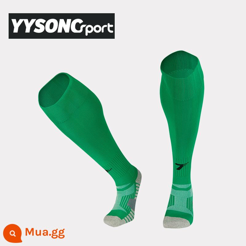 YY Xác Thực Tocksox Trong Nước Thần Tất Nam Chống Trơn Trượt Khăn Đáy Dài Trò Chơi Đào Tạo Đội Bóng Vớ - màu xanh lá