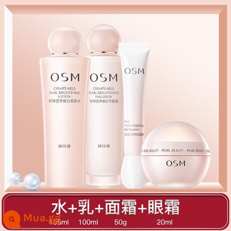 Osman Official Flagship Store Trang Web Chính Thức Chính Hãng Nước Sữa Bộ Làm Trắng Da Trị Mụn Dưỡng Ẩm Trọn Bộ Mỹ Phẩm Chăm Sóc Da Nữ - ㉒[Bộ 4 món] Nước + lotion + kem mặt + kem mắt