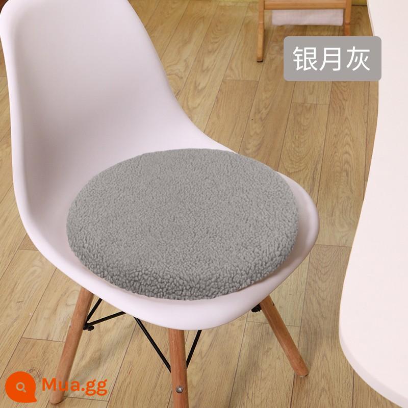 Bông và vải lanh đệm futon dày tròn phong cách Nhật Bản ban công bay cửa sổ sàn lười chiếu tatami đệm phòng ngủ đệm đệm - Màu trăng bạc (nhung nhung Shu nâng cấp)