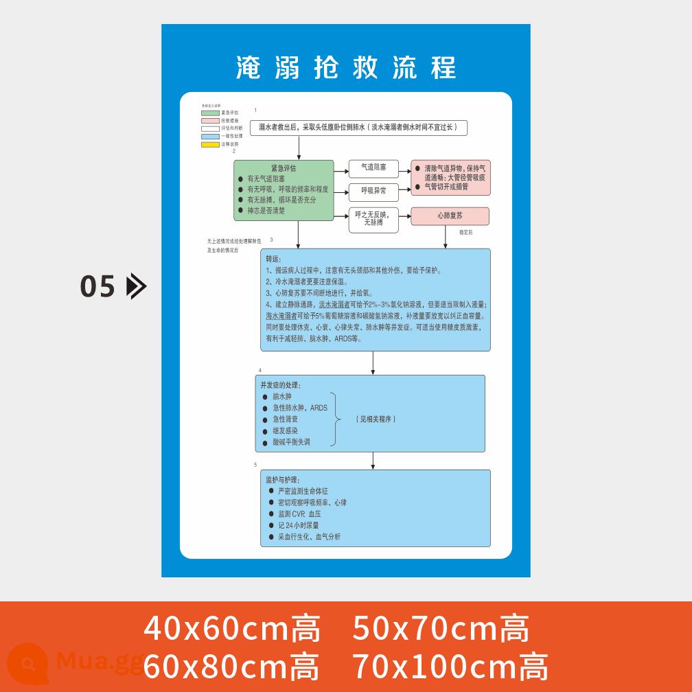 Phòng cấp cứu bệnh viện quy trình các bước sơ đồ treo tranh sơ đồ phản ứng sốc phản vệ hồi sức tim phổi sơ đồ cấp cứu - y01-Hình cứu hộ bệnh viện (05)