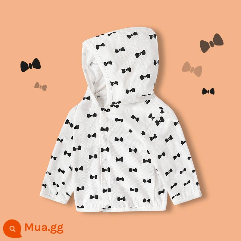 Quần áo chống nắng trẻ em Jingqi mùa xuân và mùa hè phần mỏng cotton thoáng khí quần áo da trẻ em nam và nữ quần áo chống nắng trẻ em áo khoác - Cây cung