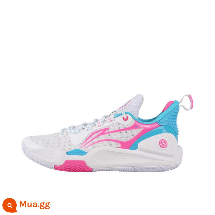 Giày bóng rổ nam Li Ning mùa xuân 2023 Lightning 9 siêu nhẹ phục hồi giày chơi bóng rổ hấp thụ sốc ABAT013 - Tiêu chuẩn ABPT055-1 màu trắng hỗ trợ nhận dạng, mã hóa và loại bỏ chip