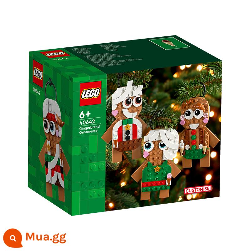 [Quà tặng Giáng sinh] Lego Chính thức Cửa hàng hàng đầu 40642 Gingerbread Man Cây Giáng sinh Vòng hoa Kẹp hạt dẻ Khối xây dựng - 40642 Người đàn ông bánh gừng dễ thương