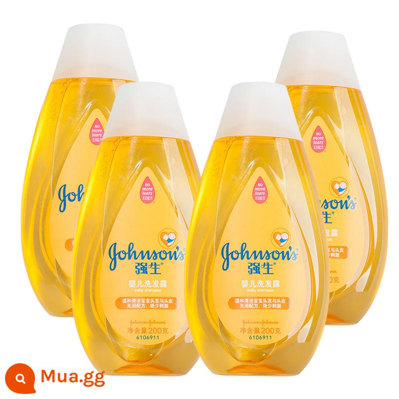 Dầu gội trẻ em Jiaosheng No Tears Newborn Shampoo Children Dầu gội dành cho trẻ em - Dầu gội trẻ em 200g*4 chai