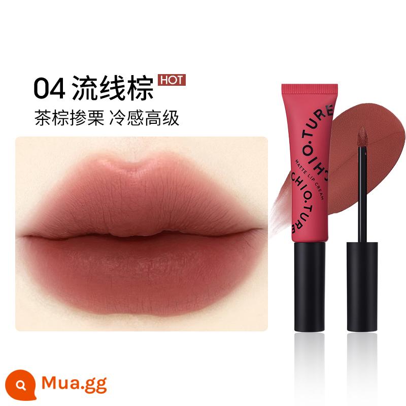 10g]Zhi Youquan Matte Lip Cream Matte Velvet Dưỡng Ẩm Môi Thu Đông Lip Glaze Lip Mud Son Môi Sinh Viên Giá Cả Phải Chăng Chính Thức - 04 [HẤP DẪN]