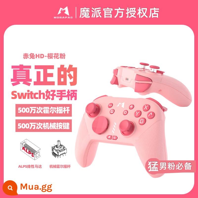 Giá trị tốt Nintendo Switch/OLED gốc Pro Splatoon Splatoon Tay cầm somatosensory đánh thức Bluetooth - Hồng Thỏ Đỏ Hồng Chủ Cửa Hàng đề nghị