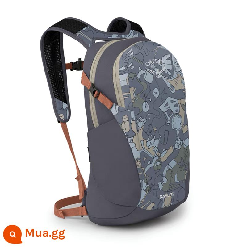 Kitty Osprey Daylite Sunlight 20L Ba lô du lịch ngoài trời dành cho người đi làm trong thành phố Túi leo núi thể thao - In màu xanh xám 13 lít