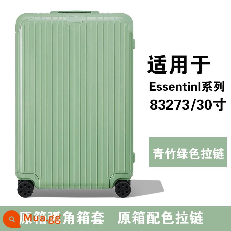 Thích hợp cho Rimowa tay áo bảo vệ thiết yếu xe đẩy hành lý du lịch lên máy bay 21/26/30 inch rimowa - [Essential30 inch 83273] Xanh tre ♥Bảo vệ vận chuyển siêu an toàn