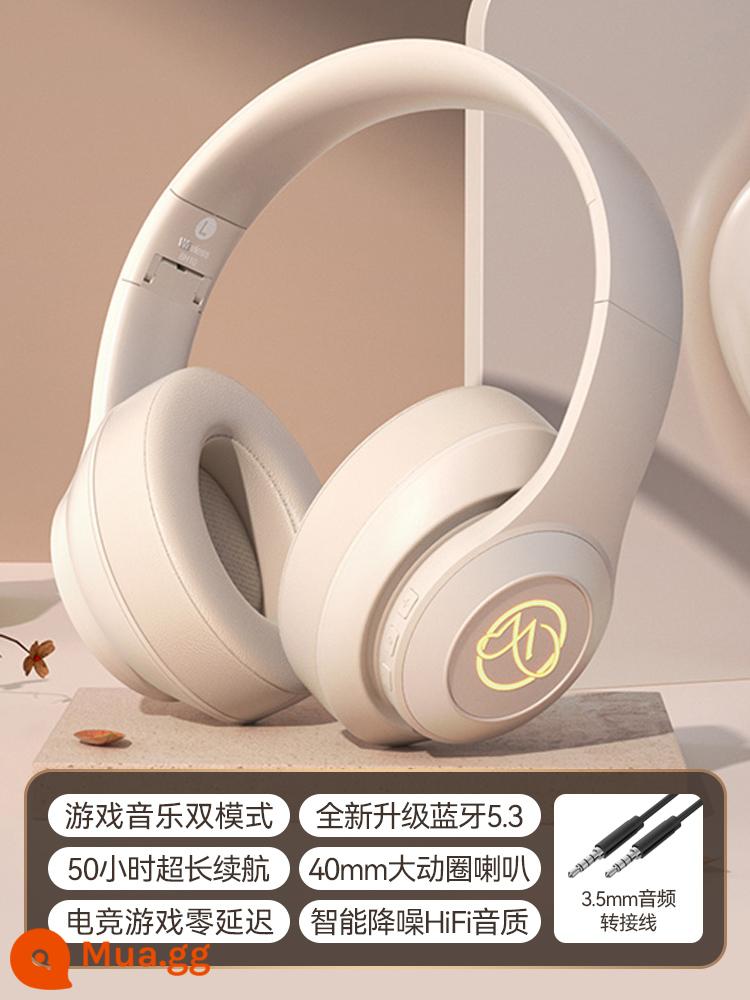 DLENP chính hãng thích hợp cho Sony tai nghe Bluetooth tai nghe tai nghe không dây máy tính mới chơi game giảm tiếng ồn - Yunyan White [Phiên bản phát sáng được nâng cấp] Chất lượng âm thanh ngàn nhân dân tệ + Thời lượng pin mạnh 50 giờ + Bluetooth 5.3