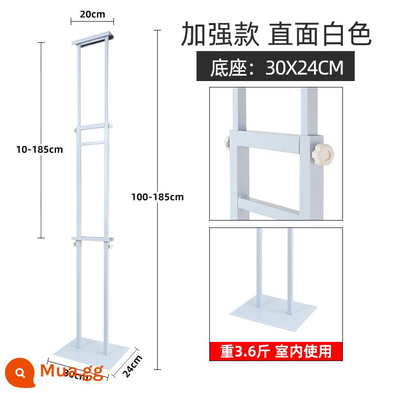 Giá đỡ màn hình bảng Kt dọc từ sàn đến trần bảng hiển thị quảng cáo giá đỡ áp phích giá đỡ bảng quảng cáo giá đỡ giá đỡ hai mặt tùy chỉnh - Model thông thường bán chạy nhất [trắng trực tiếp] khung trống