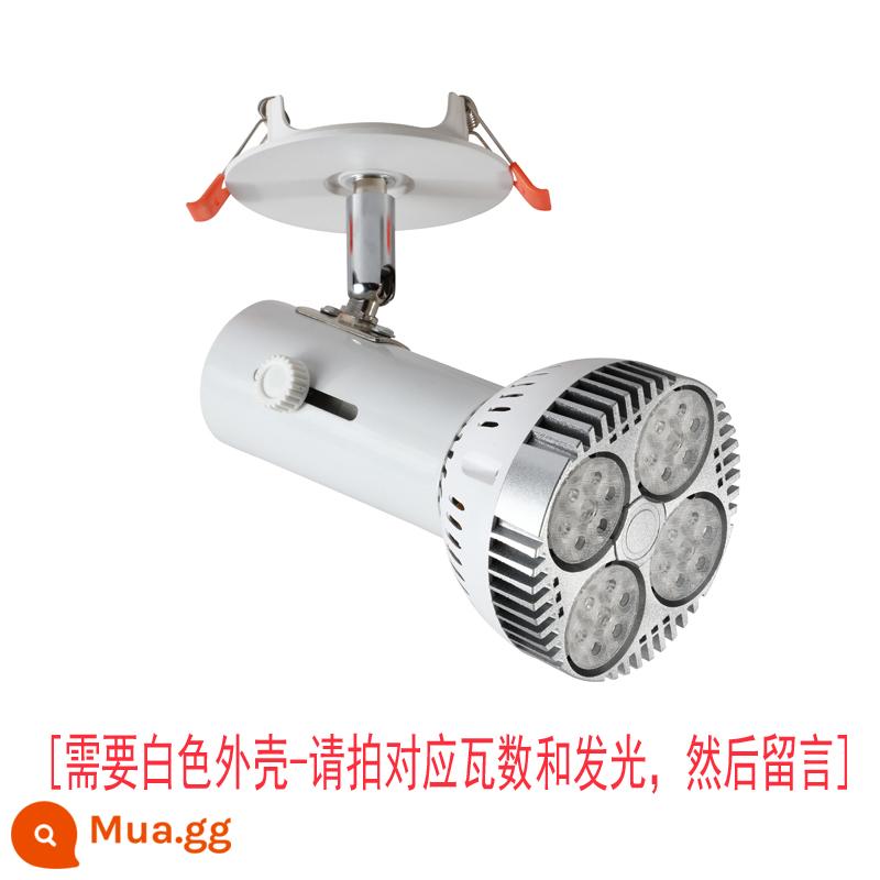 Đèn tường thực vật nhúng lấp đầy ánh sáng downlight đầy đủ màu xanh lá cây tăng trưởng thực vật giả mặt trời rừng nhiệt đới đèn led âm trần - Vỏ màu trắng - bấm vào công suất tương ứng, sau đó để lại tin nhắn