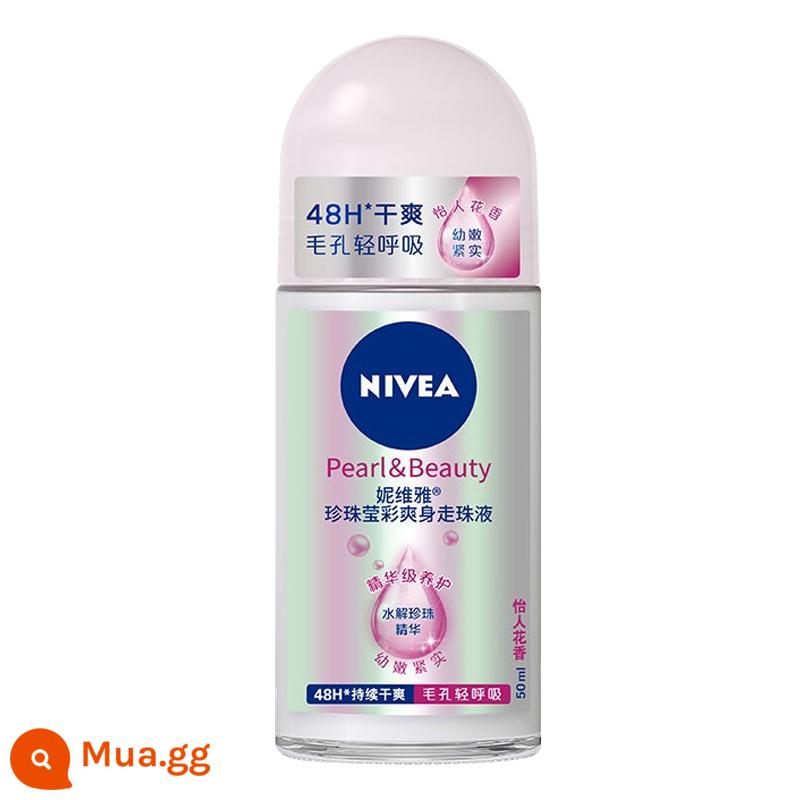 Nivea roll-on liquid antiperspirant dew dành cho nữ lăn nách nam hương thơm lâu nước hoa toàn thân dạng lăn dạng xịt khô hột mồ hôi toàn thân - Pearl Pearl Yingcai Shuang 50ml (nữ)