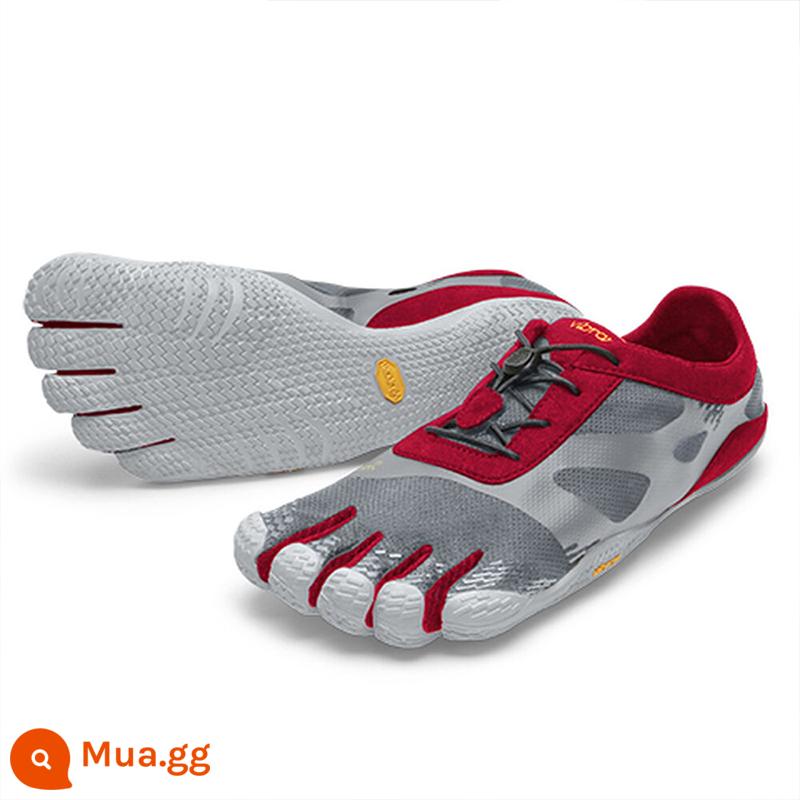 Vibram huấn luyện thể dục trong nhà và ngoài trời giày năm ngón giày nam ngồi xổm chân trần thể dục thể thao giày chạy bộ năm ngón KSOEVO - 20M0702 xám/đỏ