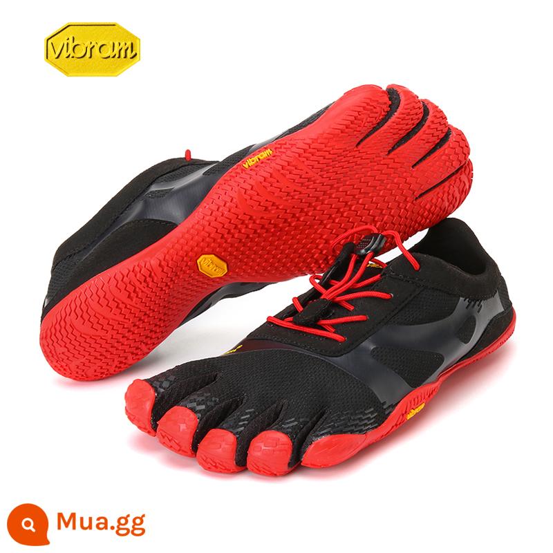 Vibram huấn luyện thể dục trong nhà và ngoài trời giày năm ngón giày nam ngồi xổm chân trần thể dục thể thao giày chạy bộ năm ngón KSOEVO - 18M0701 đỏ/đen