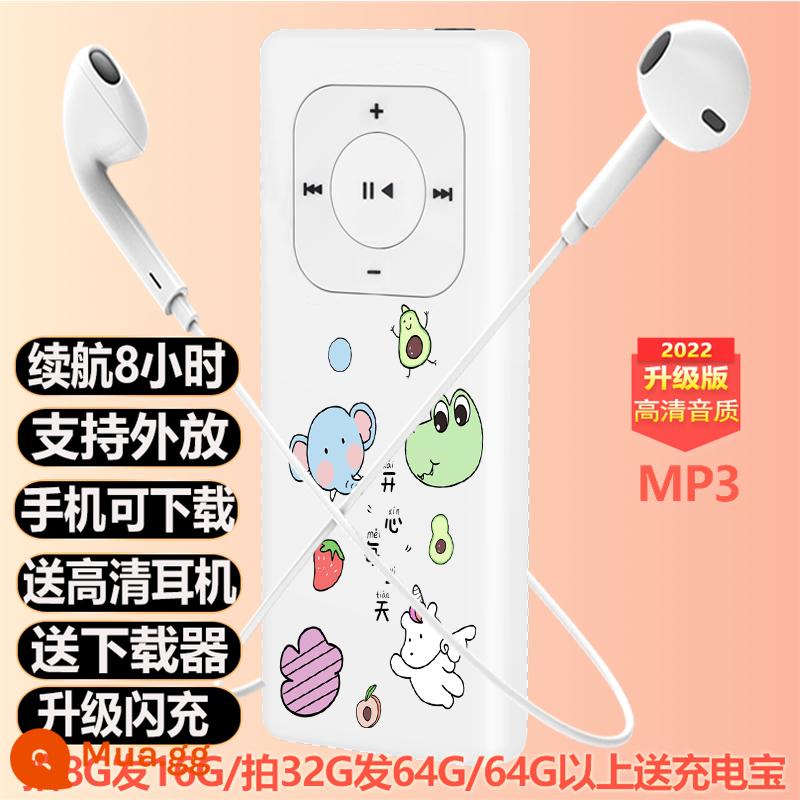 MP3 Walkman phiên bản học sinh nghe các bài hát tạo tác nhỏ nhạc tiếng Anh trường cấp 3 và các trường chuyên nghiệp khác với một máy nghe nhạc giúp tải các bài hát - 44Hạnh phúc mỗi ngày