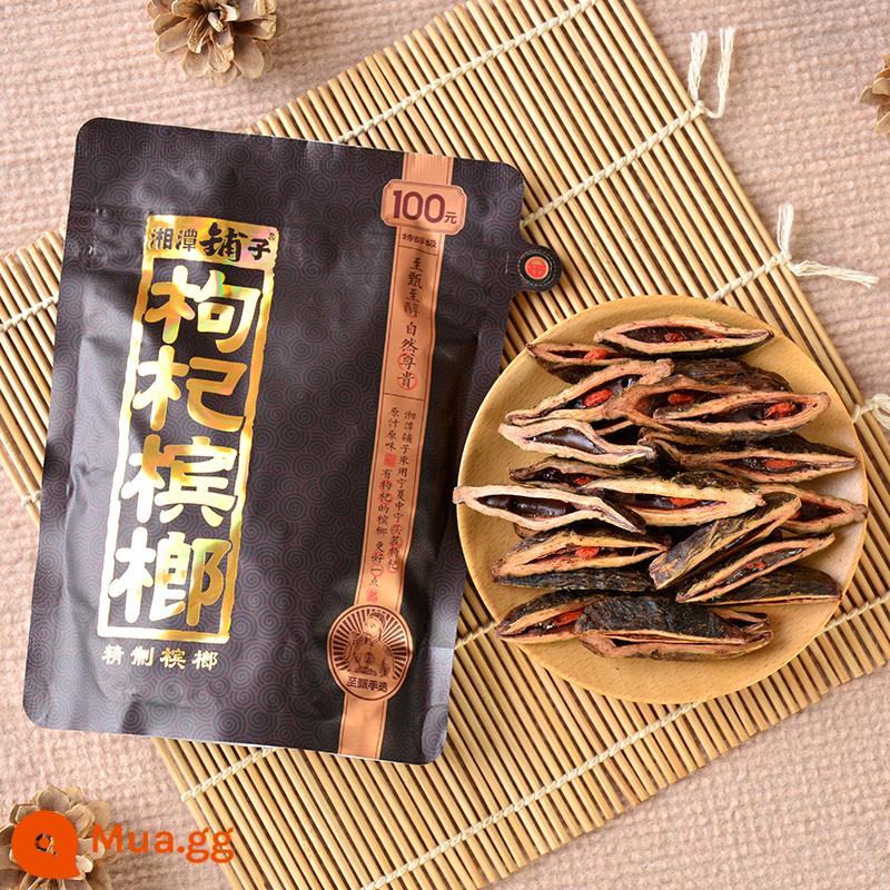 Xiangtan Puzi Wolfberry Trầu Nut 30 Nhân dân tệ 50 Nhân dân tệ Gói 20 Wuwu Zi Zui Wolfberry Bán buôn đích thực Ice Nut Bin Pinlang - 100 nhân dân tệ để nhai 5 gói dâu tây không hạt