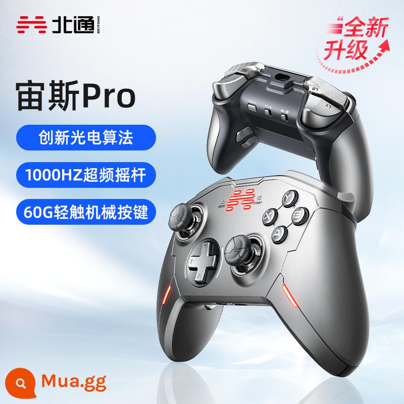 Beitong Zeus Pro Elite Bộ điều khiển trò chơi không dây Phiên bản máy tính PC Steam Dòng hai người Sekiro Bộ điều khiển Xbox Switch Zelda di động NS Bộ điều khiển Bluetooth Genshin Impact Horizon 5 - [Phiên bản không dây] Zeus Pro Grey