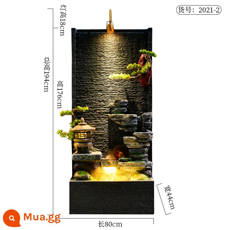 Đồi Rocked và Fountain Water Water Wall Wall - Sương mù 2021-2 80*44*176CM