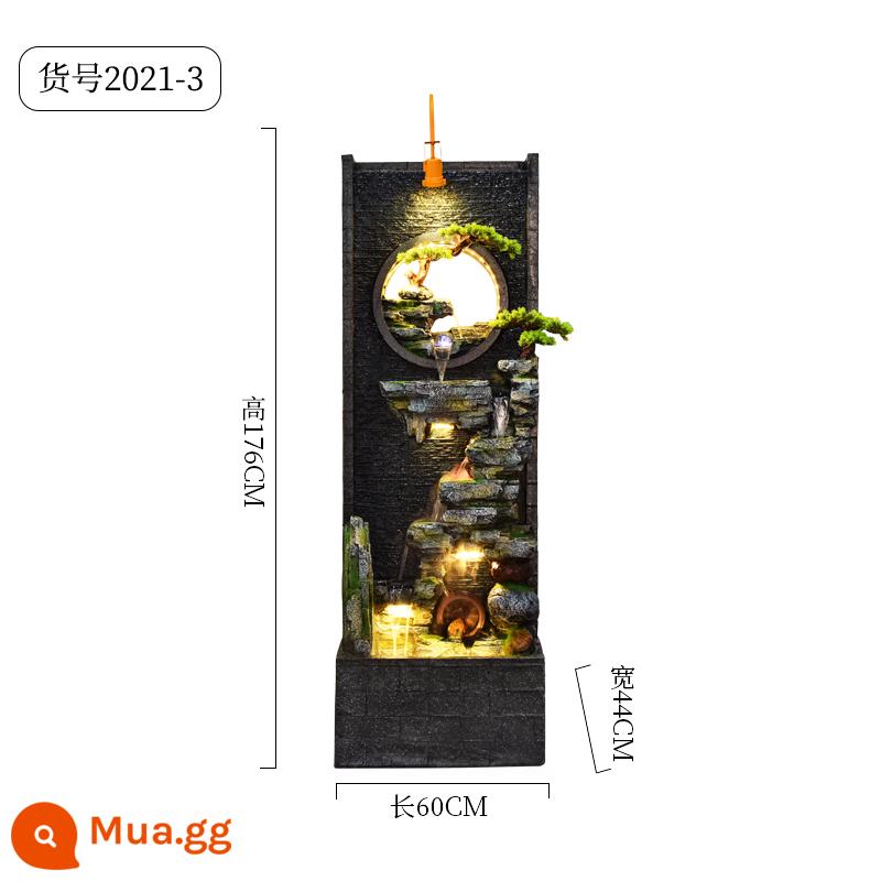 Đồi Rocked và Fountain Water Water Wall Wall - 021-3 nhỏ 60*44*176CM