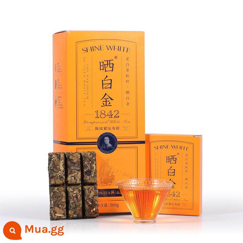 [Năm Tuổi] Trà Pinpinxiang Fuding Trà Trắng Phơi Nắng Bạch Kim Cũ Trà Trắng 1842 Vỏ Quýt Shoumei 360g - 360g