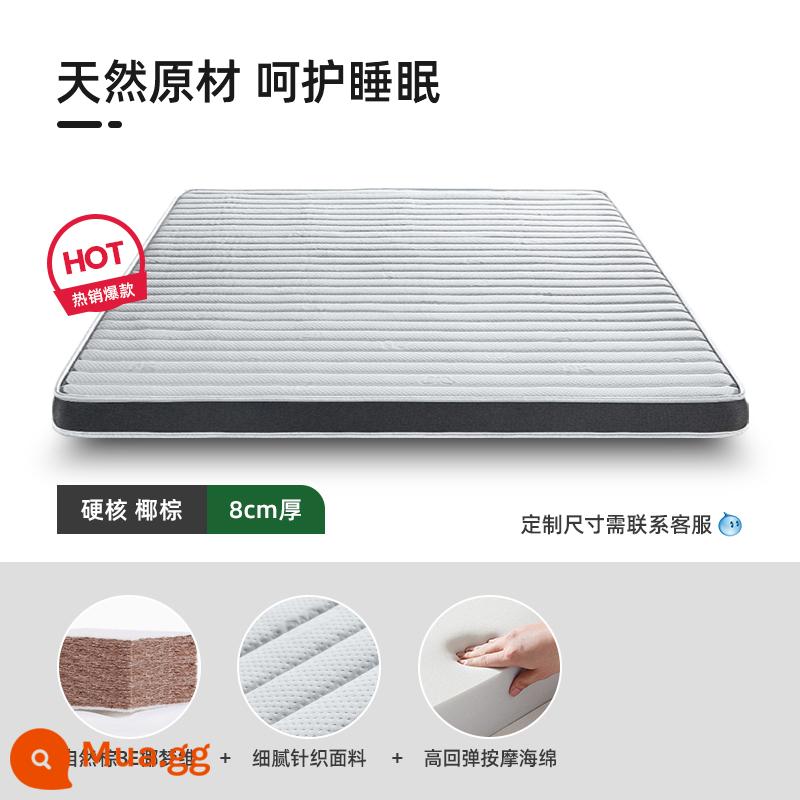 Mười thương hiệu nổi tiếng hàng đầu của Airland Nệm cọ dừa Palm Ridge Protection Nệm mỏng cứng cho trẻ em Tatami Latex Simmons - 8CM (bao gồm cả cọ dừa)