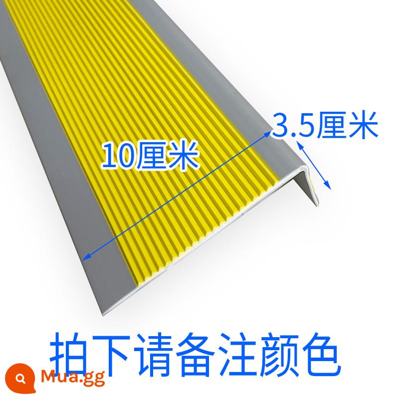 Dải góc chữ L chống trượt góc cầu thang Dải cao su chống trượt Dải bước Dải dính chống trượt có cạnh tự dính - Vui lòng lưu ý màu sắc [10cm×3.5cm]