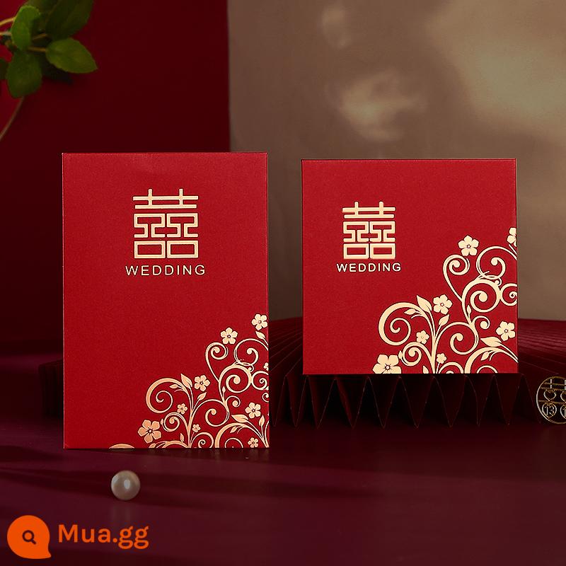 Bao lì xì đặc biệt cho đám cưới, đổi lời, chặn cửa, đính hôn, đón họ hàng, tân hôn, thay lời chúc, quà đáp lễ, đoàn viên đi cùng, gói hạnh phúc nhỏ một trăm tệ - Bronzing_Nghìn Năm Hôn Nhân