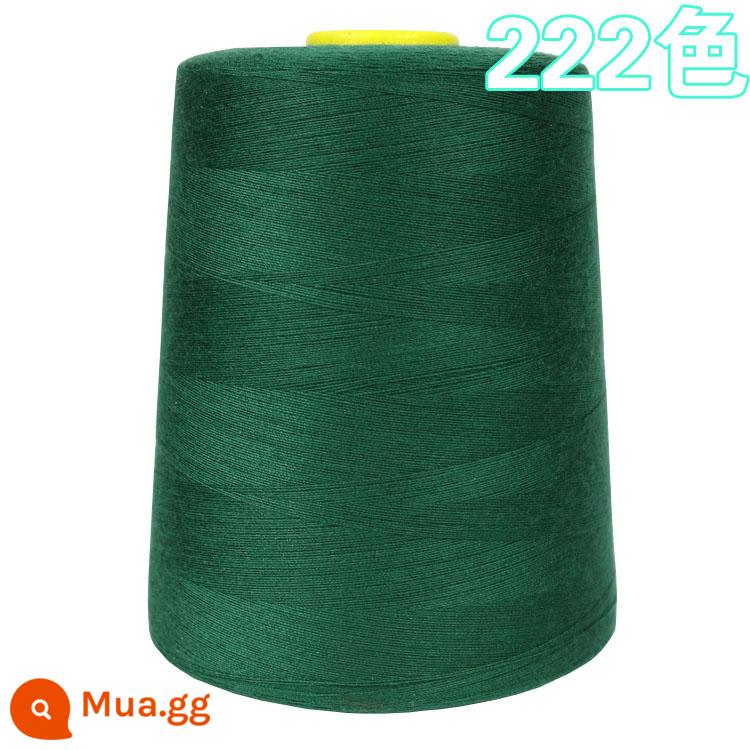 402 đường chỉ may cuộn lớn miễn phí vận chuyển máy may đường chỉ may phẳng đường chỉ chùa sợi đen trắng khoảng 8000 thước sợi polyester chủ đề - Xanh đậm 222