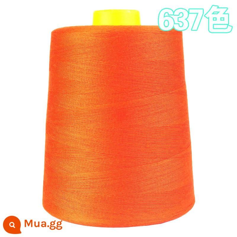 402 đường chỉ may cuộn lớn miễn phí vận chuyển máy may đường chỉ may phẳng đường chỉ chùa sợi đen trắng khoảng 8000 thước sợi polyester chủ đề - 637