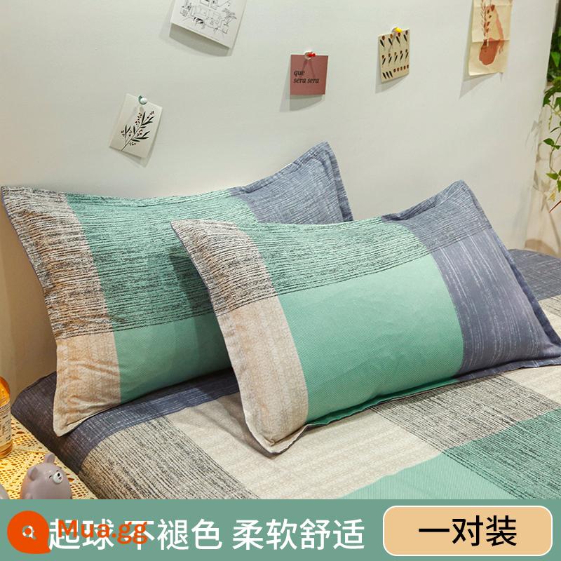 Áo Gối Cặp Gói Mùa Đông Áo Gối Áo Vỏ Gối Lõi Lót Bao Đôi Rửa Sạch Cotton Trẻ Em Đơn Hoàn Chỉnh Nam - Rome thông thường [một cặp]