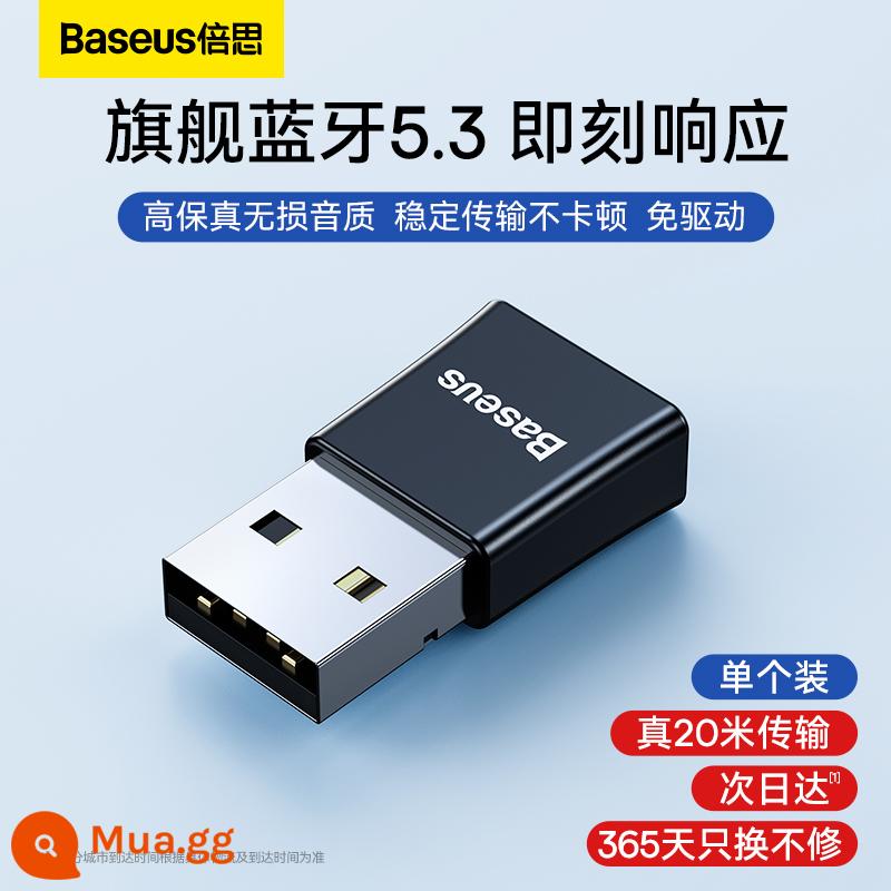 Bộ chuyển đổi Bluetooth Baseus máy tính để bàn máy tính mô-đun usb chuột tai nghe không dây 5.3 đầu thu không cần trình điều khiển - Cài đặt duy nhất [Flagship Bluetooth 5.3] phản hồi ngay lập tức √ Không cần trình điều khiển √ Chất lượng âm thanh có độ trung thực cao, không bị méo tiếng