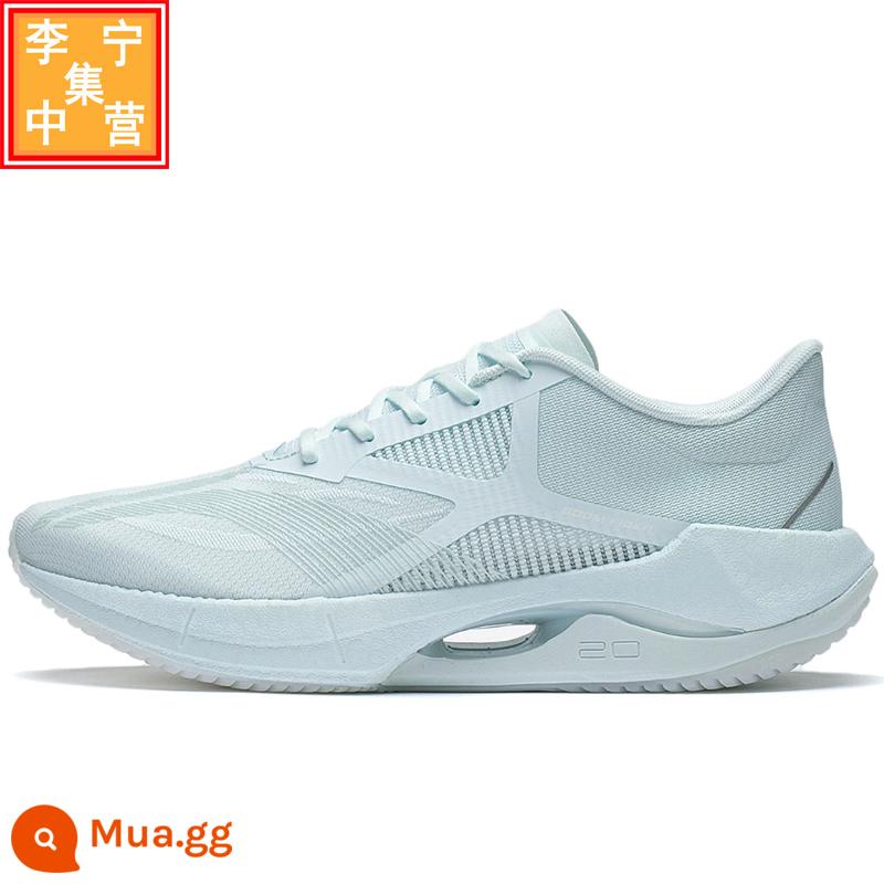 Giày chạy bộ công nghệ lụa Li Ning 2023 mới siêu nhẹ 20 giày thể thao thoáng khí chống sốc nam nữ ARBT001 002 - Bát mỏng ARBT002-4 sơn mã màu xanh siêu nhẹ 20