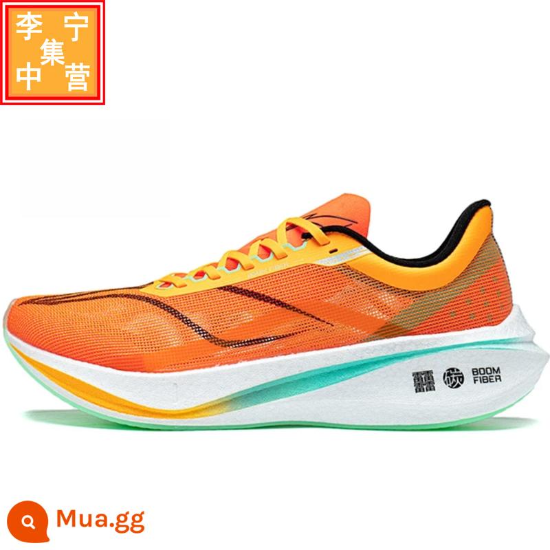 Li Ning 䨻 Công nghệ 23 sức mạnh bay mới 3.0 đàn hồi dệt hấp thụ sốc tích hợp cho nam và nữ 䨻 giày chạy lụa ARMT037 038 - Nam ARMT037-6 sơn mã Feidian 3