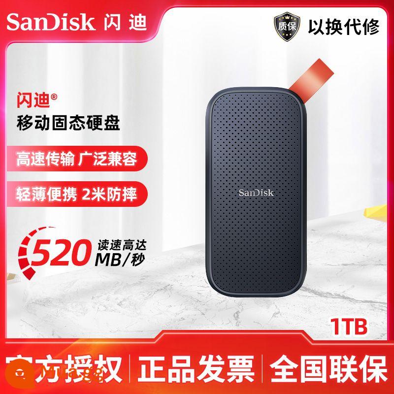 Đĩa SanDisk U 128g đĩa nhớ flash trạng thái rắn CZ880 mã hóa doanh nghiệp ổ đĩa flash kim loại USB3.2 tốc độ cao 256 di động SSD ổ cứng thể rắn macbook Ổ đĩa flash USB trạng thái rắn wtg bên ngoài của Apple - Ổ cứng di động thể rắn E30 1T (đọc 520MB/S) [tặng gói ổ cứng + đầu nối TYPEC]