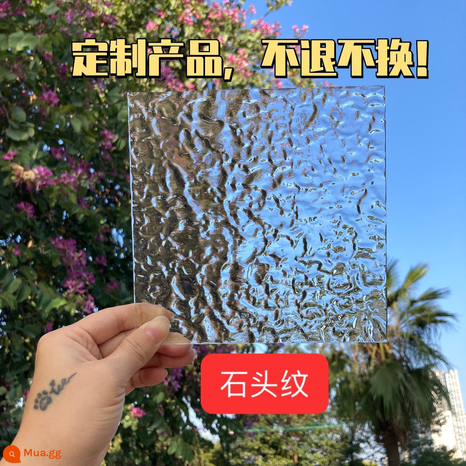 Bảng acrylic trong suốt bảng sọc đá mờ thương mại chụp đạo cụ nước hoa làm đẹp trang điểm bảng trang sức có thể được tùy chỉnh - Mẫu đá dày 3mm