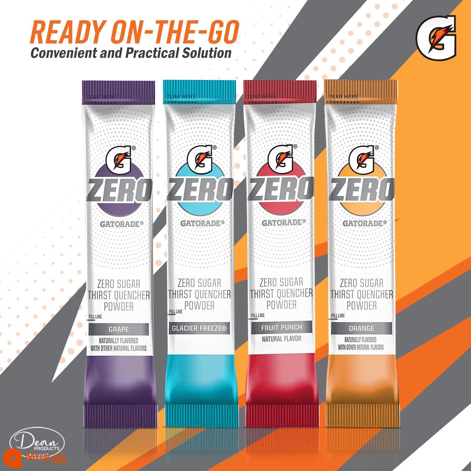 Guoxian Gatorade gửi chai nước uống điện giải rắn thể dục chức năng năng lượng bột hạt không đường - Không đường - 30 túi xách tay số lượng lớn - tám hỗn hợp hương vị