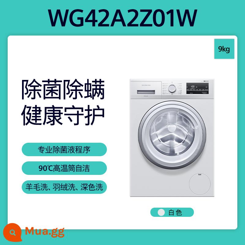 Máy giặt lồng giặt gia đình hoàn toàn tự động công suất lớn 9 kg của Siemens khử trùng và loại bỏ ve LZ81 chính thức - Trắng