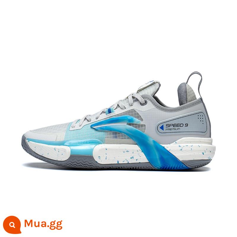 [Tủ giày Xiaoqi] Giày bóng rổ nam cổ thấp LiNing Li Ning Strike 9 Pink Panther ABAS071-4-2 - ABAT023-3 xám xanh